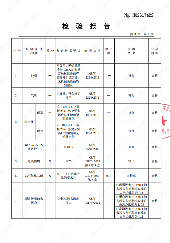 内衣皂液